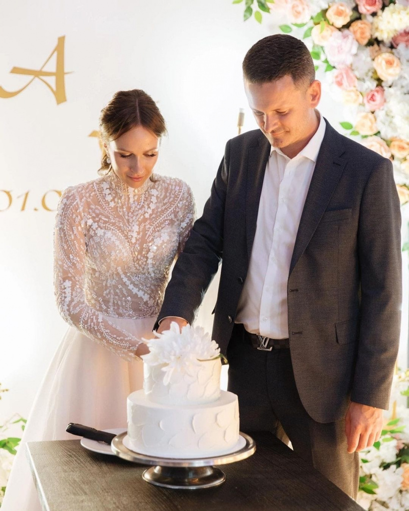 Невеста в свадебном платье Анны Кузнецовой. Салон Дворянка